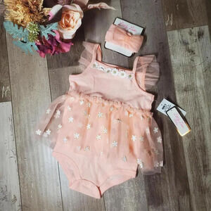 NWT Baby Girl Little Lass Tutu Ballerina Dress Impatiens Pink Size 24m